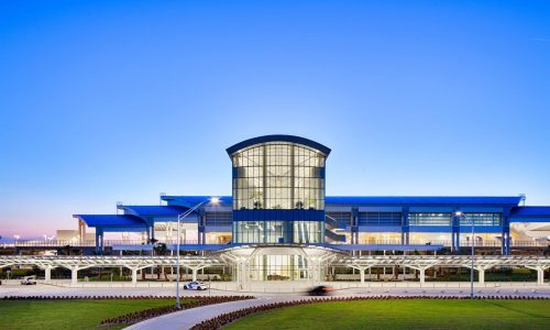 Outside Orlando International Airport